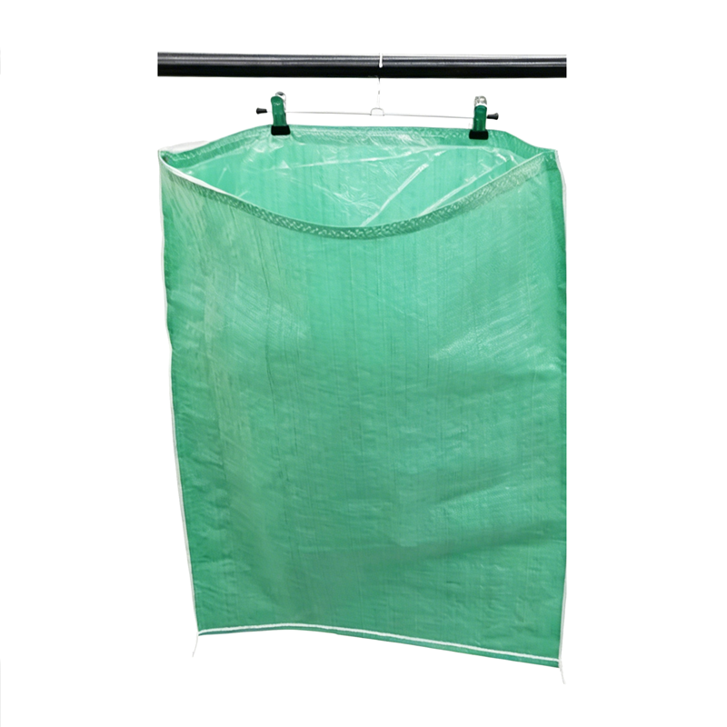 Green color Regular Woven Bags